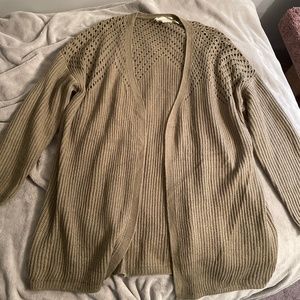 Olive Green Knitted Boutique Cardigan